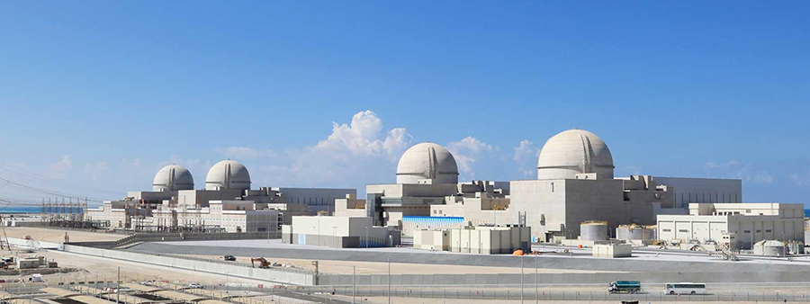 Saudi Arabia has been a relative latecomer to nuclear energy, at least compared to the United Arab Emirates, which built this Barakah Nuclear Power Plant in Abu Dhabi. (Photo via Emirates Nuclear Energy Corporation)